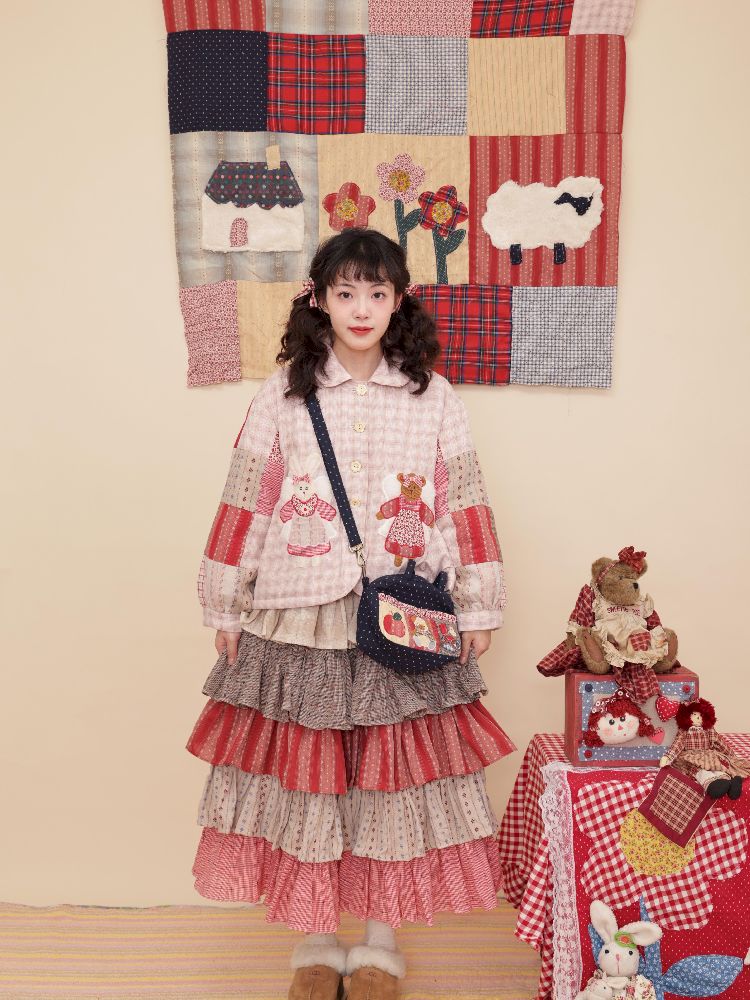 DOLL COLLAR COTTON JACKET [S0000010897]