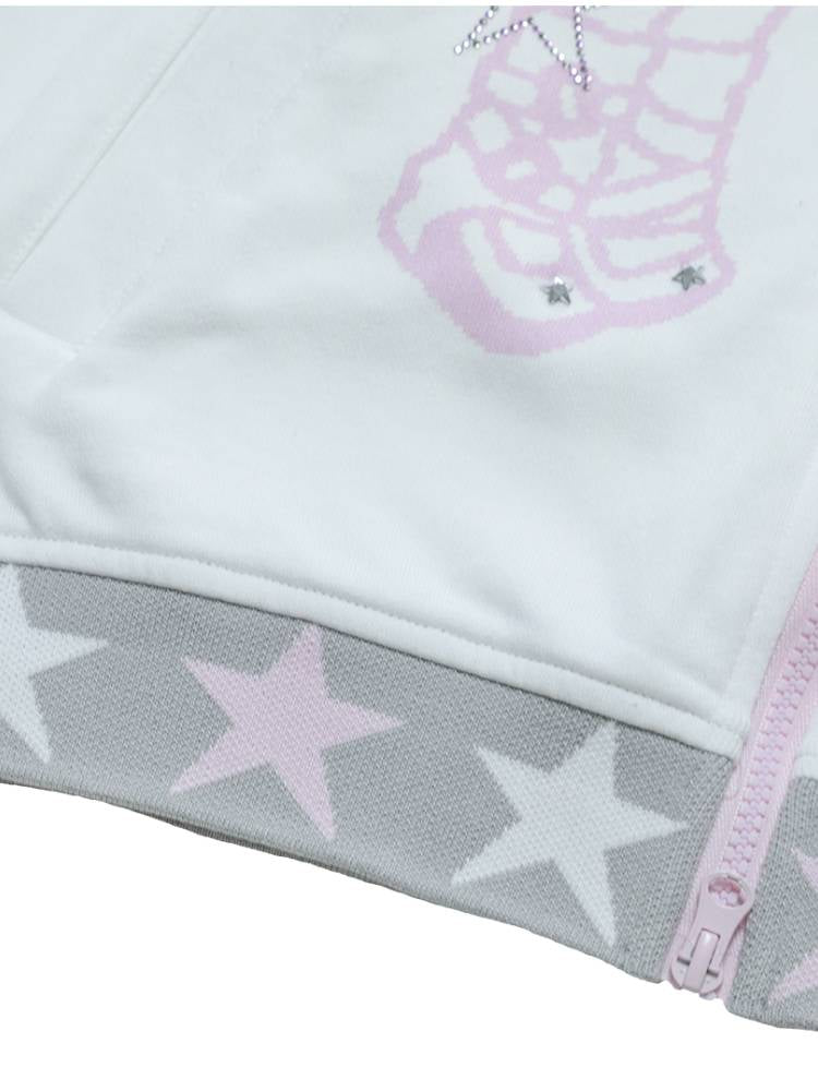 Stand-Up Collar Sportswear Hoodie Jacket【s0000014448】