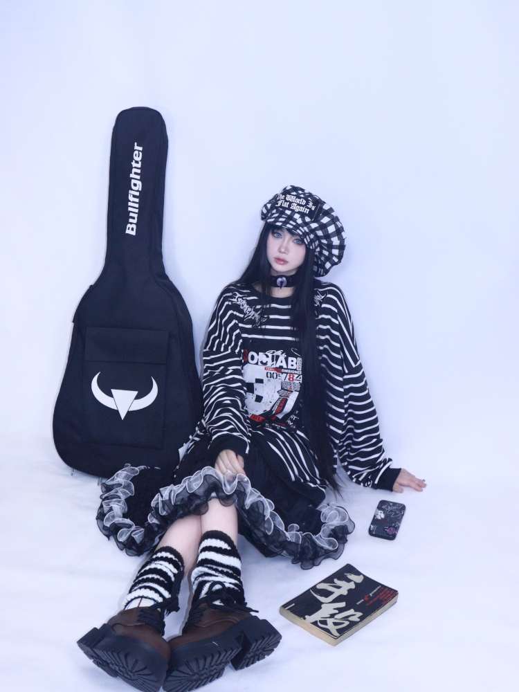 Oreo Stacked Knitted Sock Covers【s0000014621】