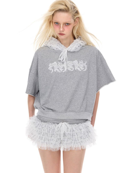 Punk ballet mini skirt【s0000012976】