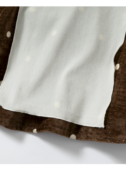 Vintage Baroque Velvet Check Dress【s0000014935】