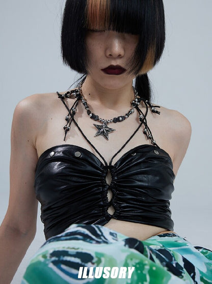 Handmade Beaded Punk Style Necklace【s0000018811】