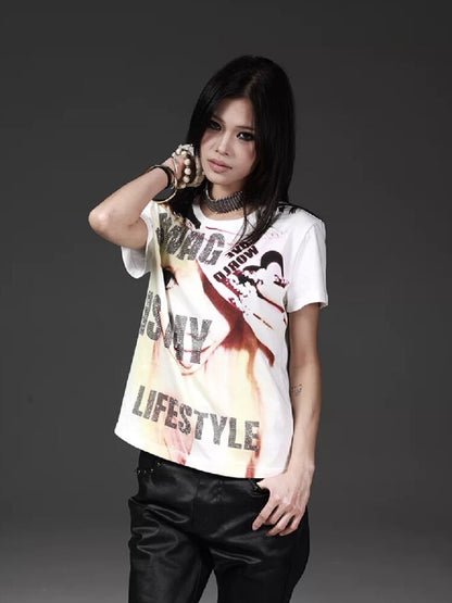 Millennium Rhinestone T-Shirt【s0000018265】