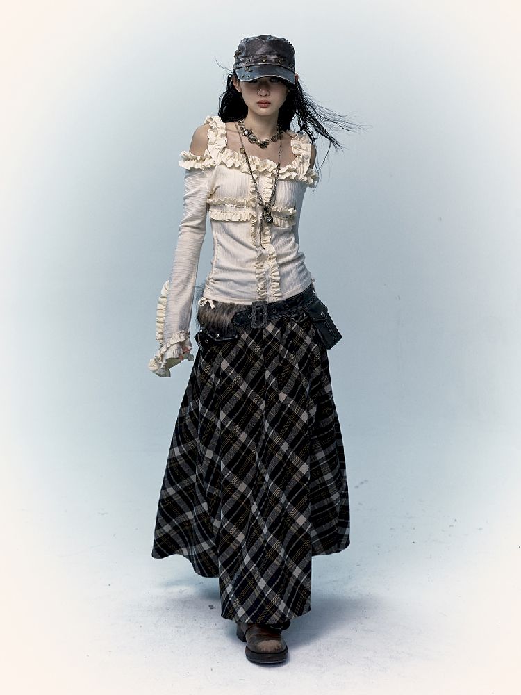 Long A-line Skirt【s0000011435】