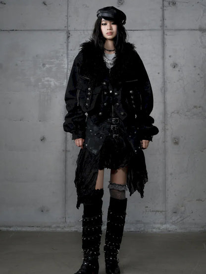 Faux Two-Piece Functional Jacket【s0000014115】