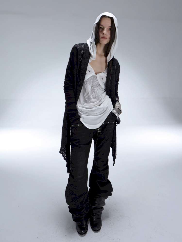 Armor Hooded Drape Lightweight T-Shirt【s0000014715】