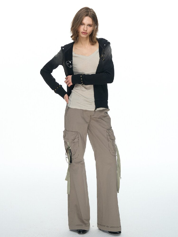 Large Pocket Topstitch Cargo Pant【s0000015860】