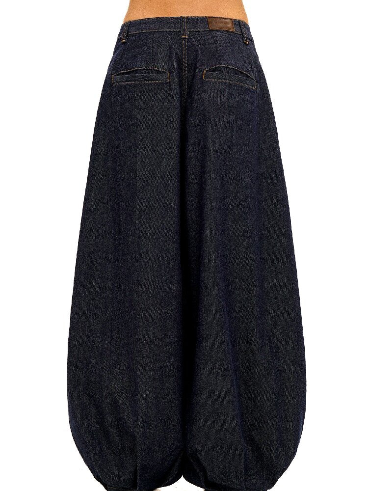 Soft Linen Cotton Lantern Trousers【s0000016428】