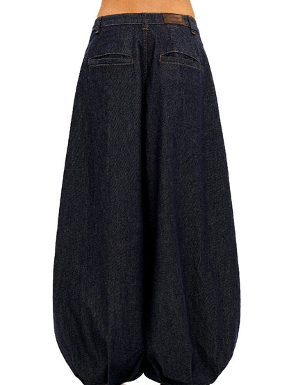Soft Linen Cotton Lantern Trousers【s0000016428】
