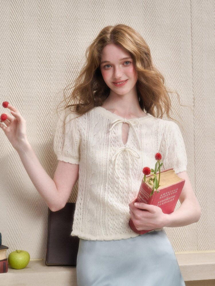 Soft Kitten Mohair Wool Knitwear【s0000015626】