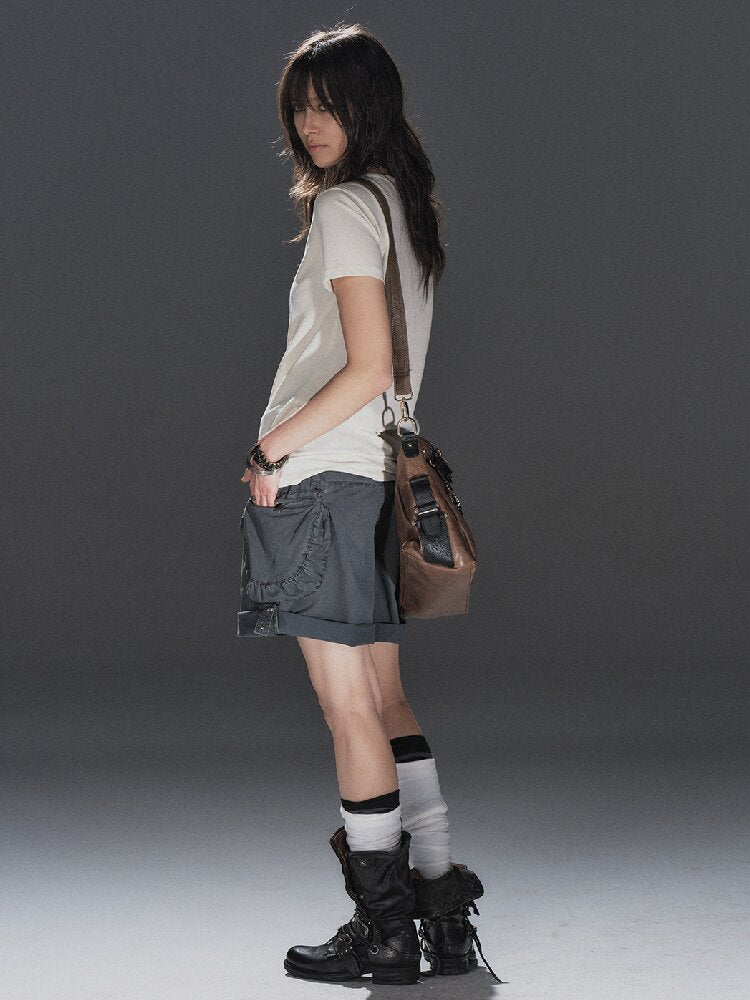 Portrait Print Linen Punk T Shirt【s0000016245】