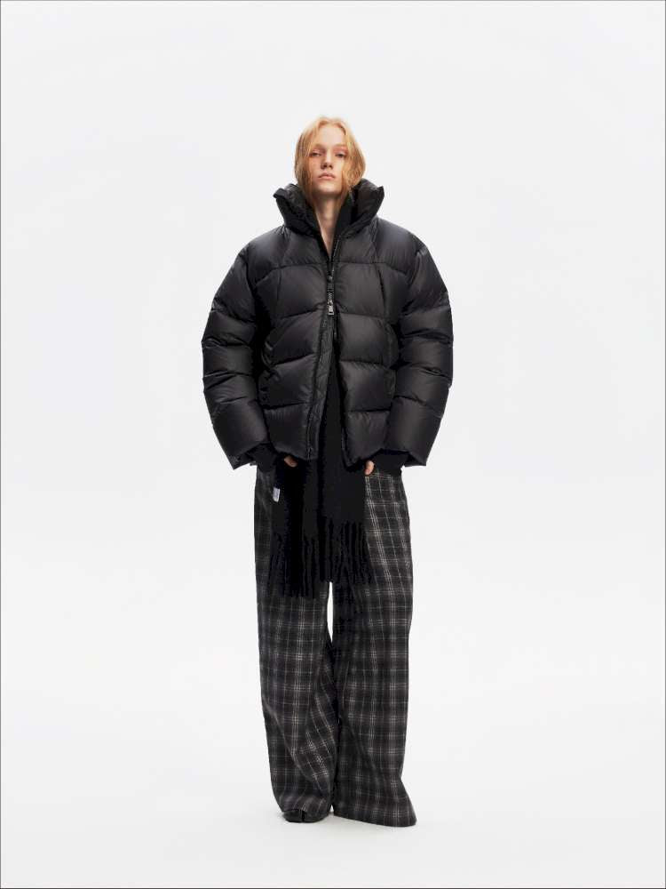 Winter Stand Collar Black Warm 90 Down Jacket【s0000014871】