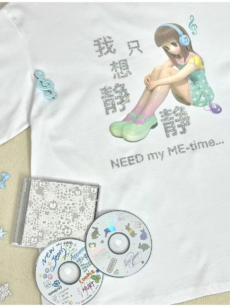 Sparkling Print Short Sleeve Tee【s0000017130】