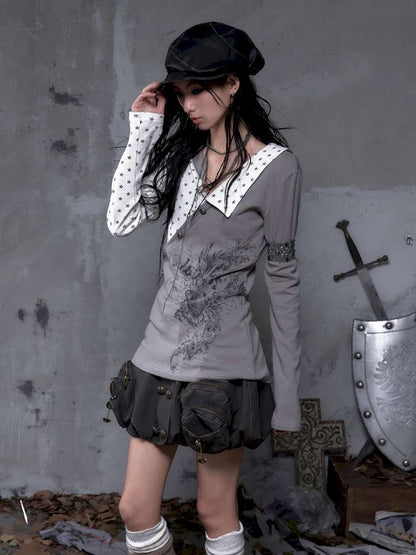 Five-Pointed Star Knit Base Top【s0000014655】