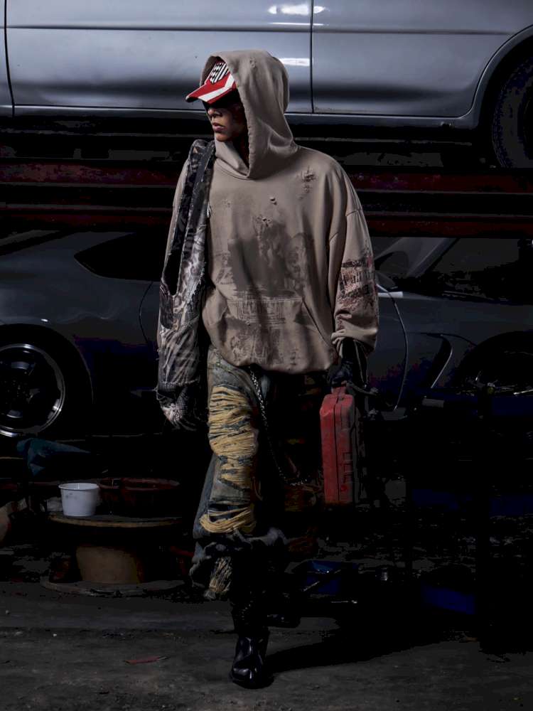 Wild Destruction Denim Wide Pants【s0000015179】