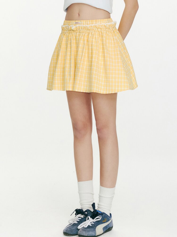 Weaving Track Lace Layered Skirt【s0000015666】