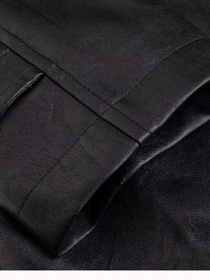 Asymmetrical Heavy Knight Trench Coat【s0000018518】