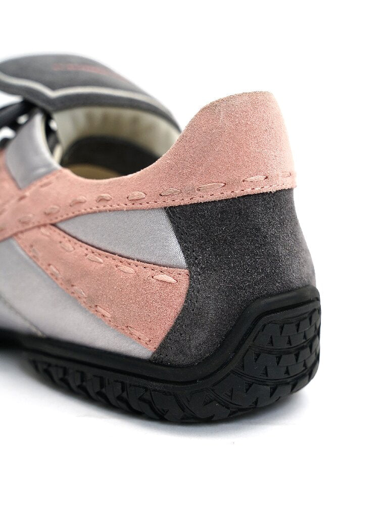 Stretch Satin Panelled Trainers【s0000016127】