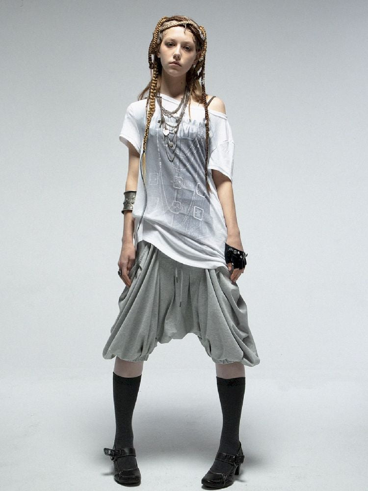 Knot Shape Short Sleeve T-shirt【s0000012212】