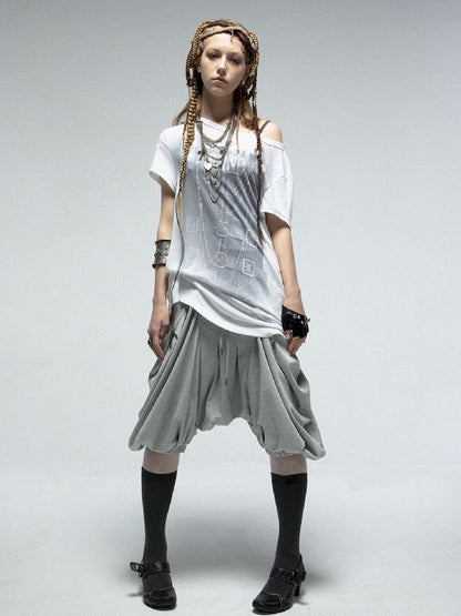 Knot Shape Short Sleeve T-shirt【s0000012212】