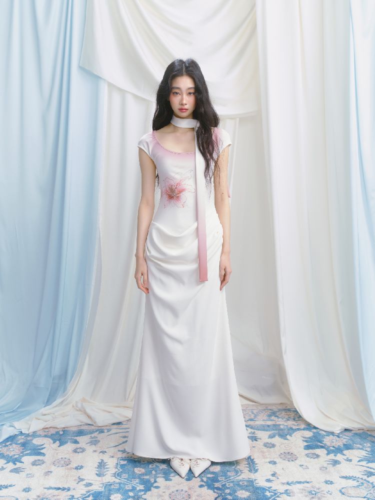 Atmosphere Printed Skinny Dress【s0000012146】