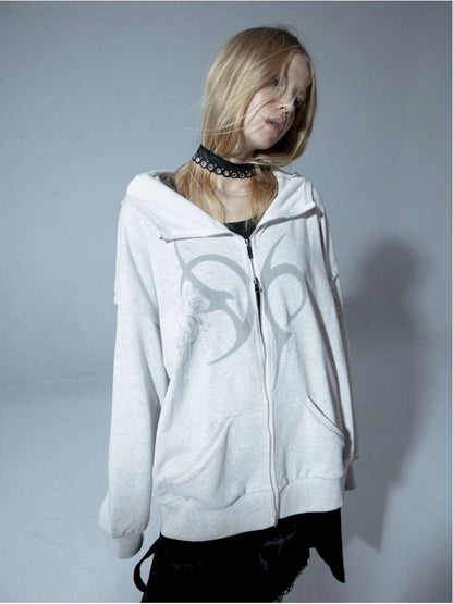 BAT SLEEVE HOODED SWEATSHIRT [S0000009773]