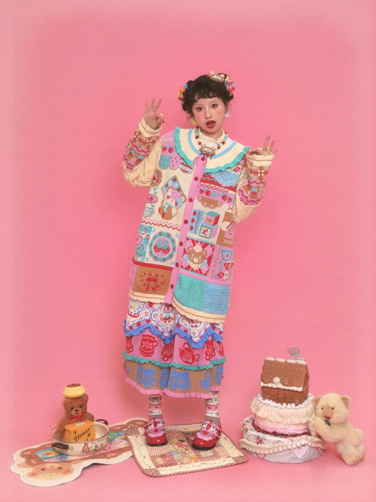 Knit Lapel Cardigan【s0000011329】