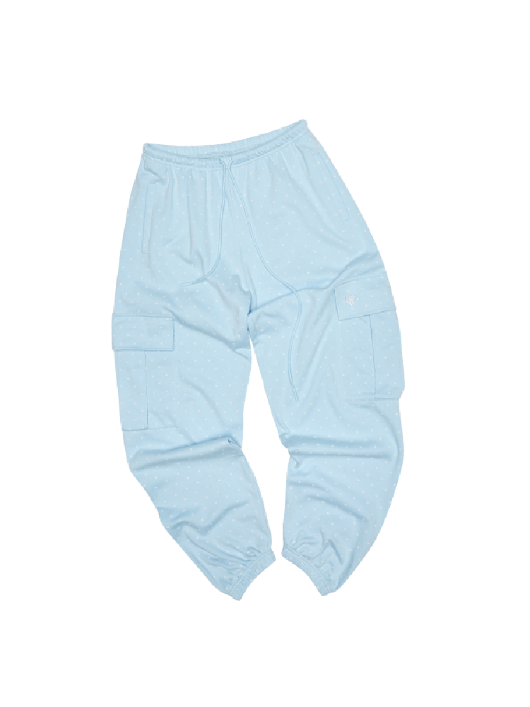 Cat's Paw Long Short Polka Dot Hooded Cardigan Sweatshirt Sweatpants Set【s0000011566】