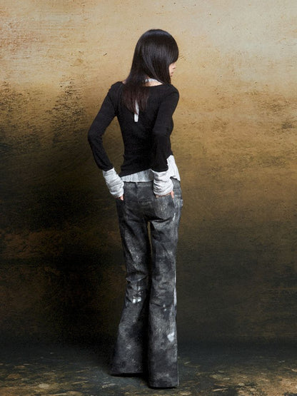 Colorblocking Plaid Splicing Micro Pants【s0000011813】