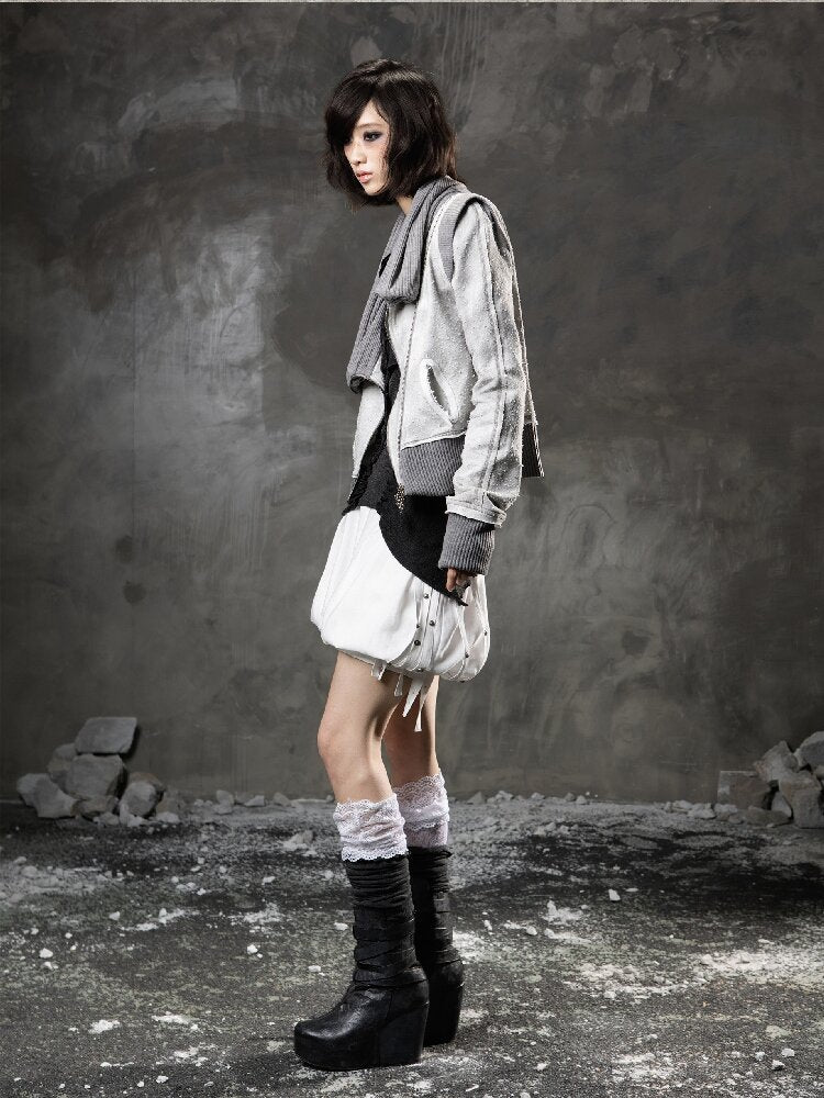 Stacked Collar Sweatshirt Jacket【s0000015952】