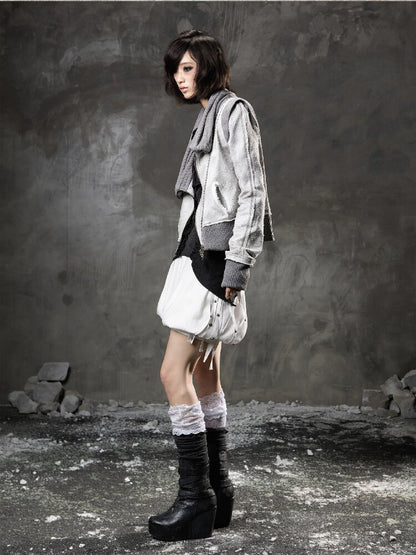 Stacked Collar Sweatshirt Jacket【s0000015952】