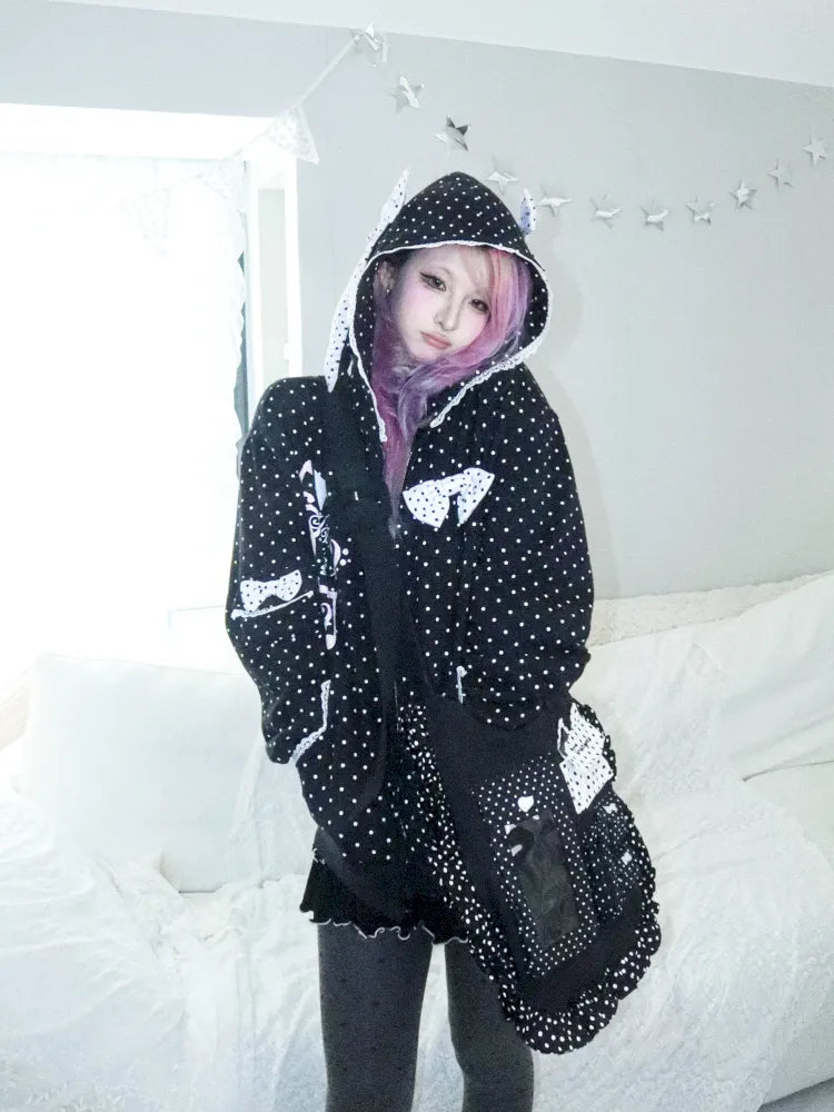 Lightweight Fleece Hoodie with Bunny Ears【s0000013970】