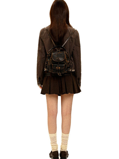 Vintage Plaid Patchwork Jacket【s0000017939】