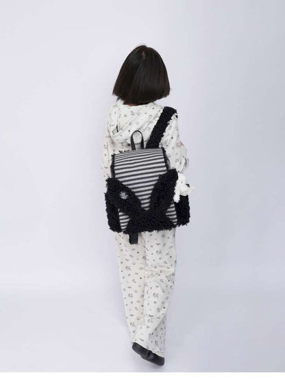 Rabbit Ears Fur Computer School Bag【s0000014615】