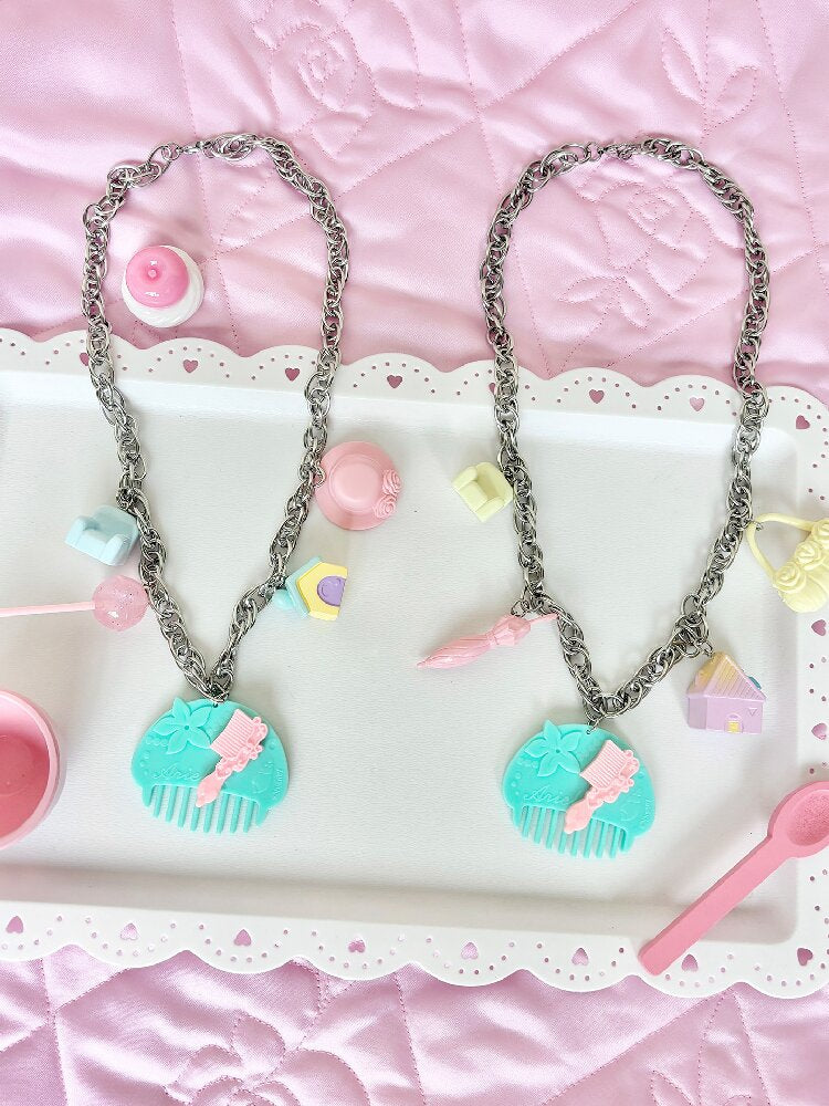 DIY Comb Adjustable Y2K Necklace【s0000017767】