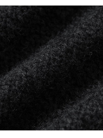 Twisted Knit Wool Cape Jacket【s0000019160】