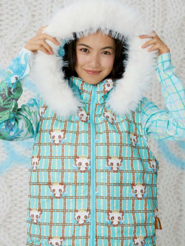 Reversible Panda Print Cotton Vest【s0000015108】
