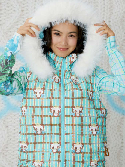 Reversible Panda Print Cotton Vest【s0000015108】