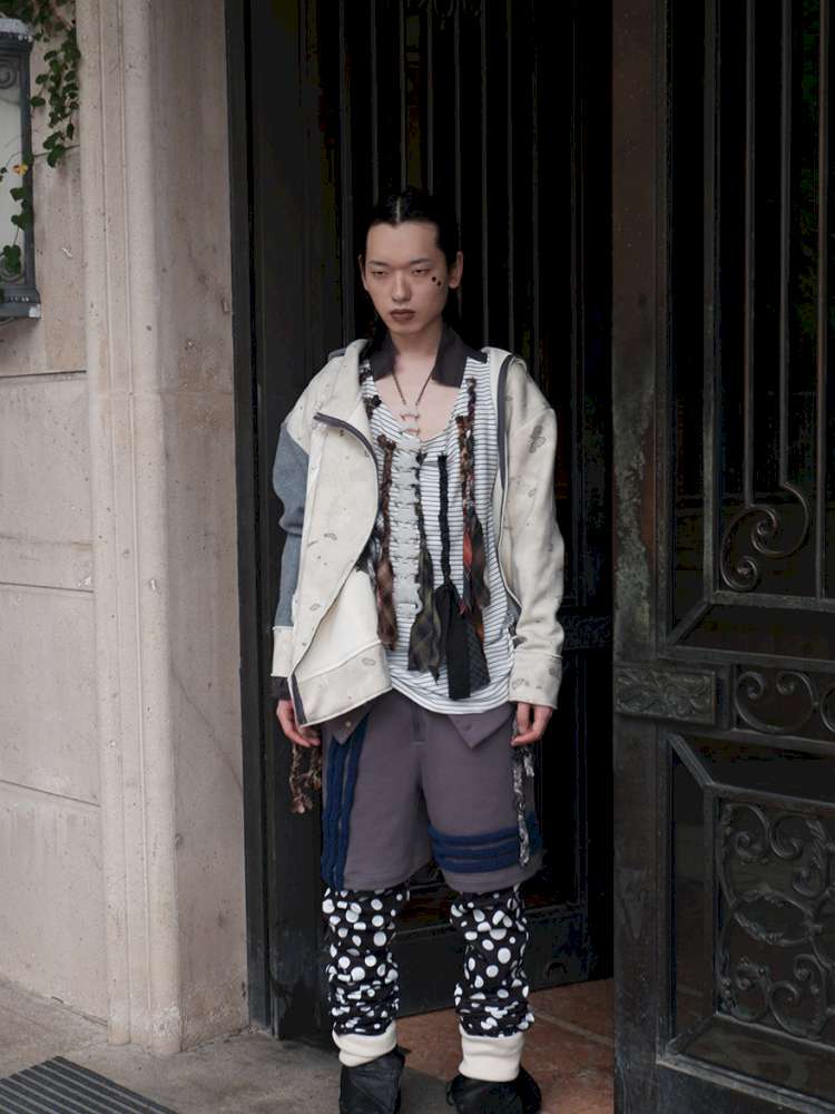 Polka Dot Fake Two Piece Trousers【s0000015151】