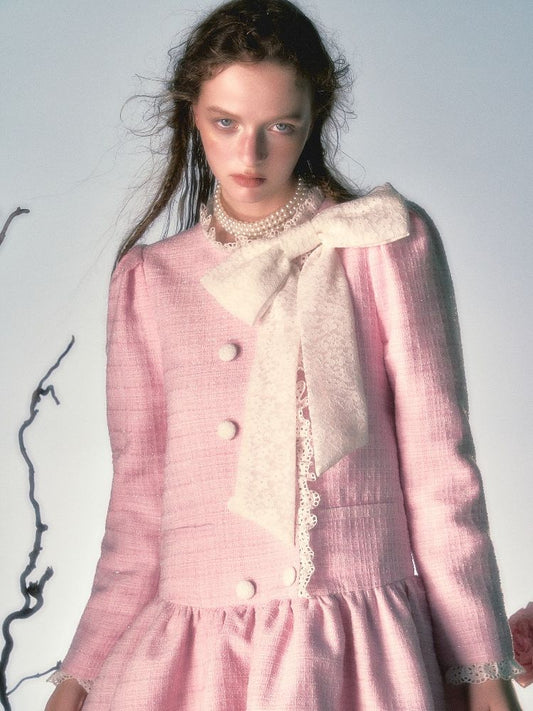 Bubble Sleeve Long Sleeve Dress【s0000004788】