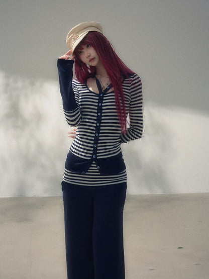 Striped Daily Commuter Base Layer【s0000019260】