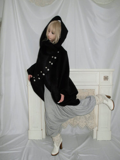 Mid-Century Lantern Buttoned Culottes【s0000017969】