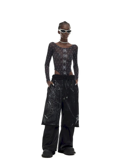 Sheer Sexy Y2K Mesh Underskirt【s0000014001】