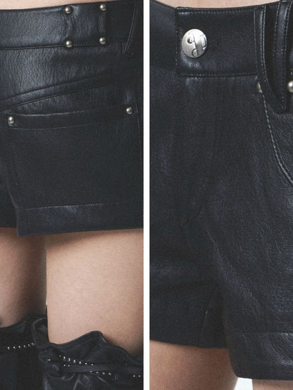 Soft Leather Short Leg Cover Set【s0000012688】