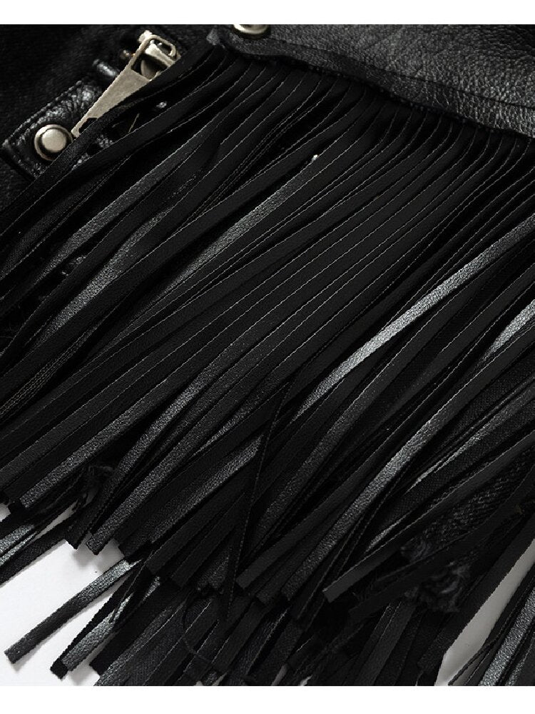 Chain Fringe Patchwork Denim Shorts【s0000016980】