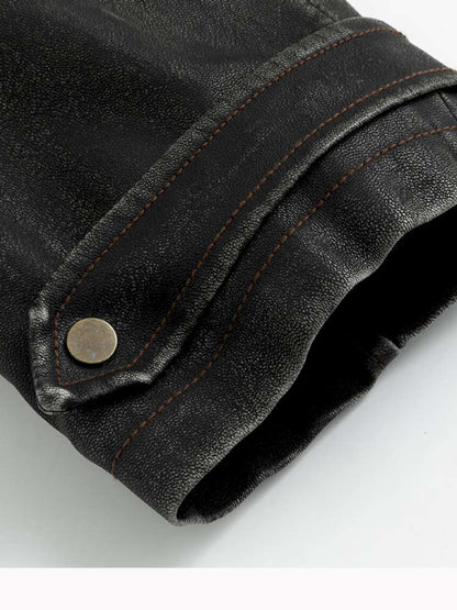 Heavy Industry Fur Collar Distressed Hooded Coat【s0000014671】