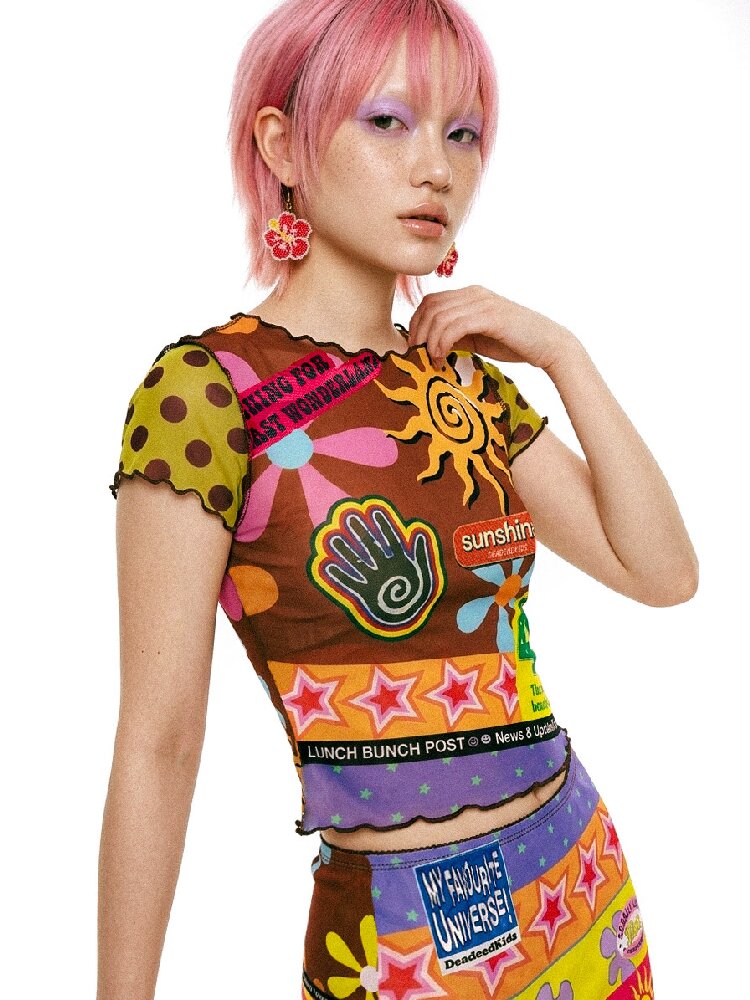 Dopamine American Vintage Mesh Mermaid Dress【s0000017632】