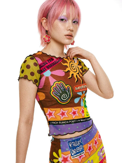 Dopamine American Vintage Mesh Mermaid Dress【s0000017632】