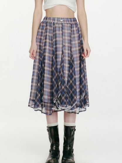 Night Dew Rose Chiffon Lace Skirt【s0000015667】