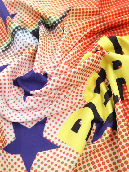Ghostly Print Contrast T-shirt【s0000015887】